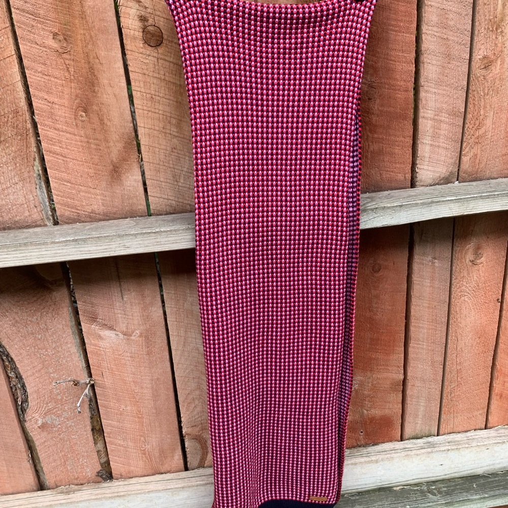 COACH Tricolor Tuckstreet Scarf Muffler Knit - Picture 2 of 7